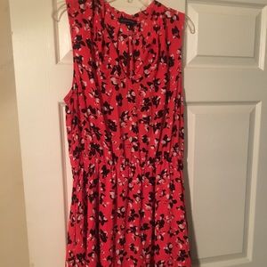 Flower print dress